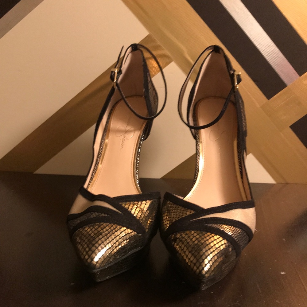 Jessica Simpson closed toes stilletos